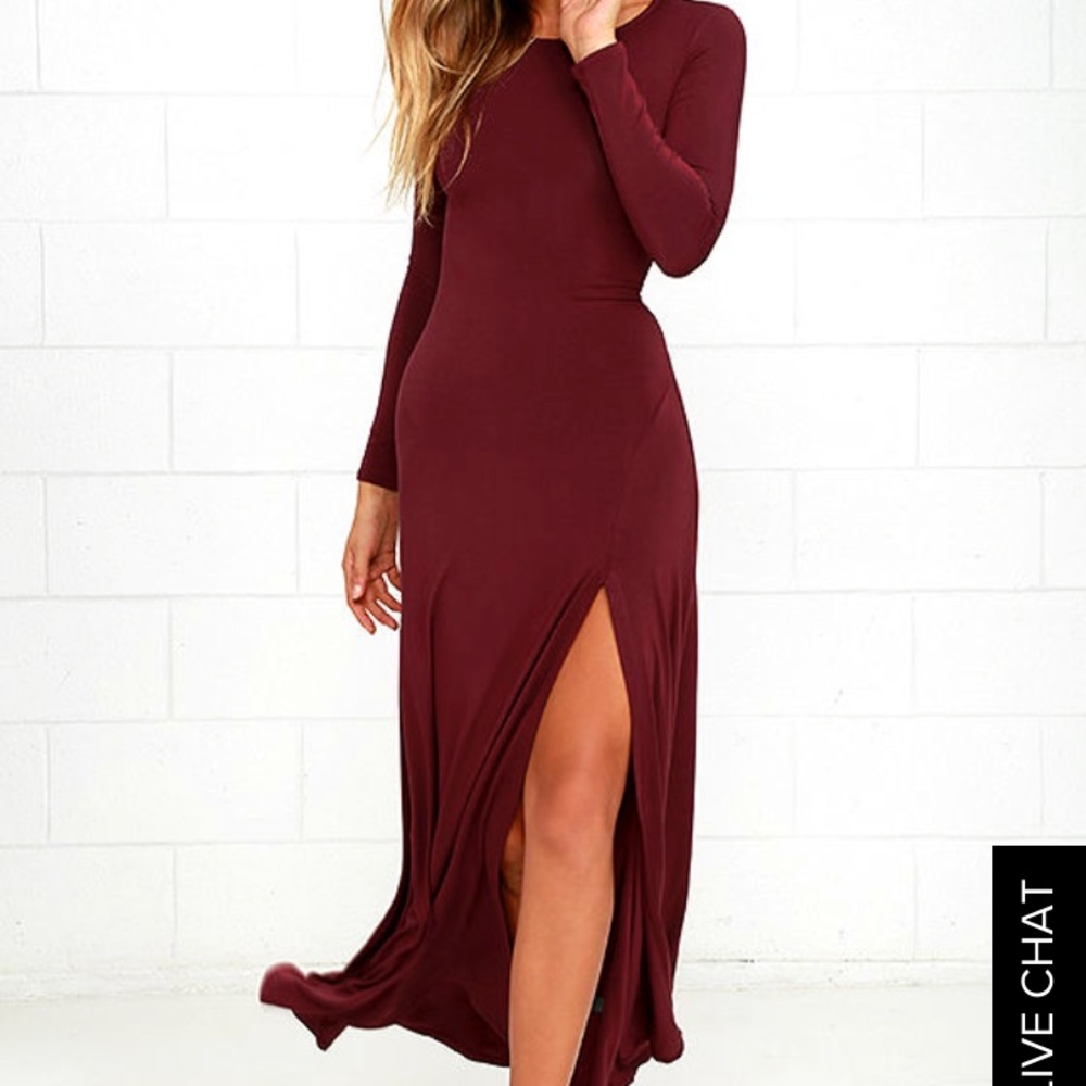 Lulus long sleeve maxi
